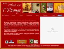 Tablet Screenshot of hoteloronge.com